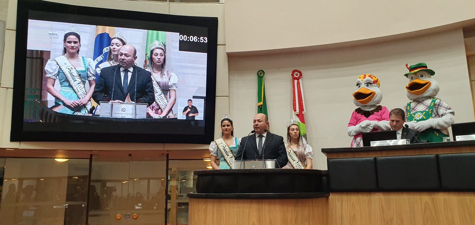 Fenarreco recebe espaço para divulgação durante sessão na Assembleia Legislativa de Santa Catarina