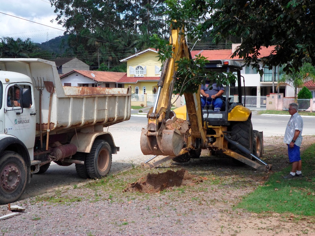 Prefeitura retira árvores plantadas por morador em praça do Maluche