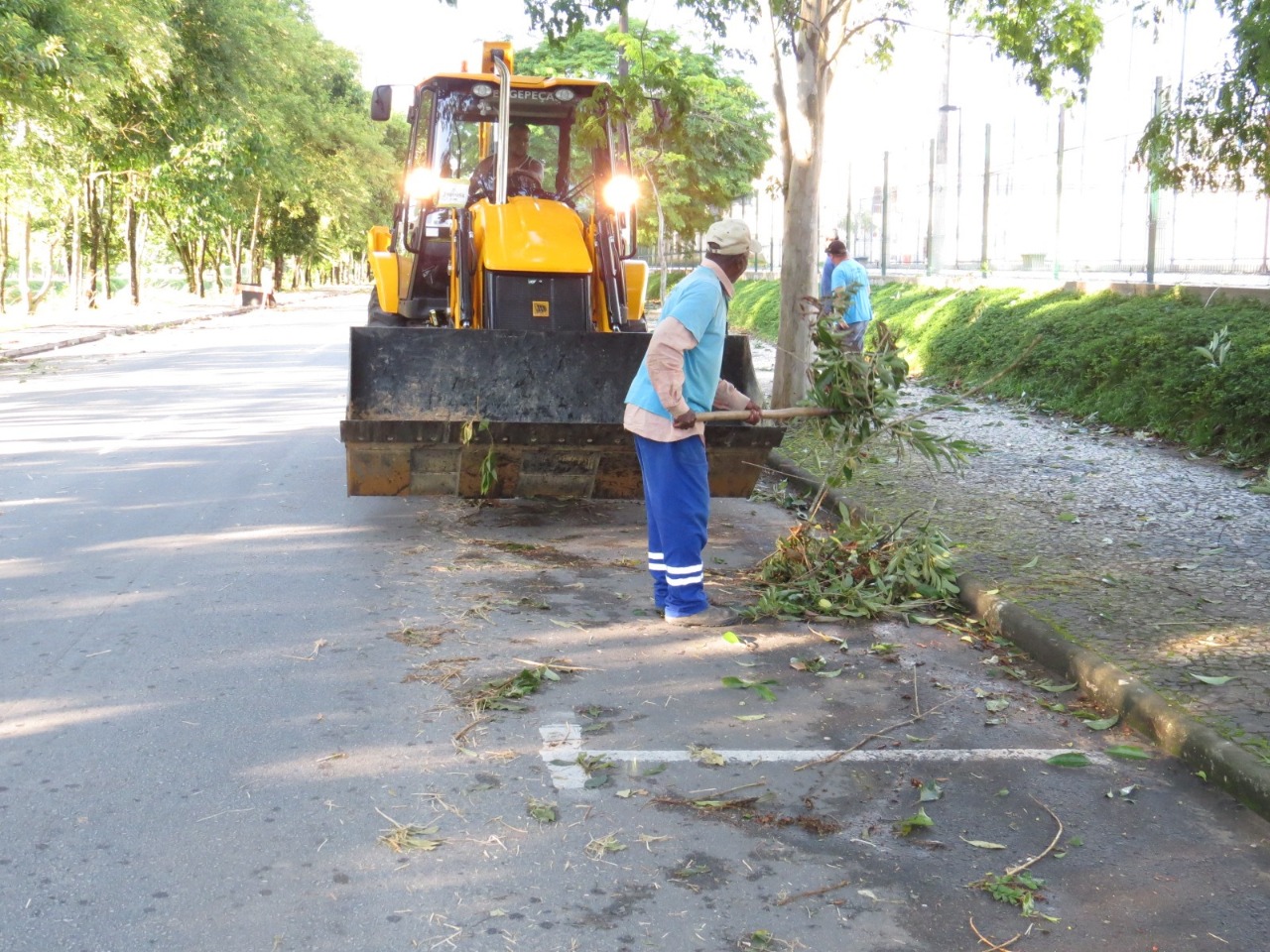 Prefeitura realiza ações de manutenção e limpeza após as chuvas