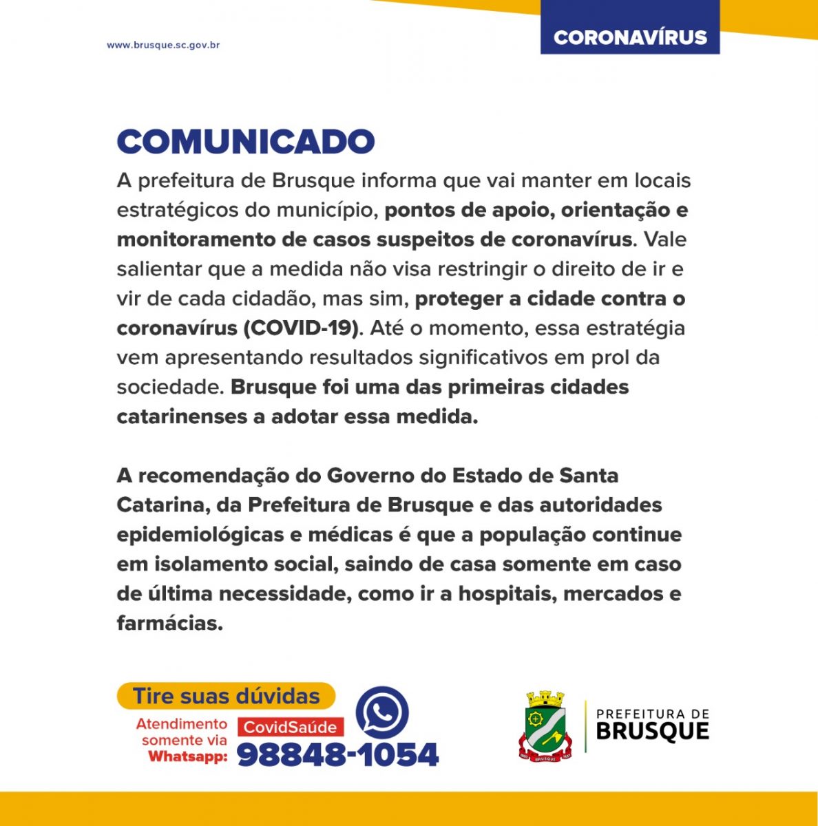 COMUNICADO