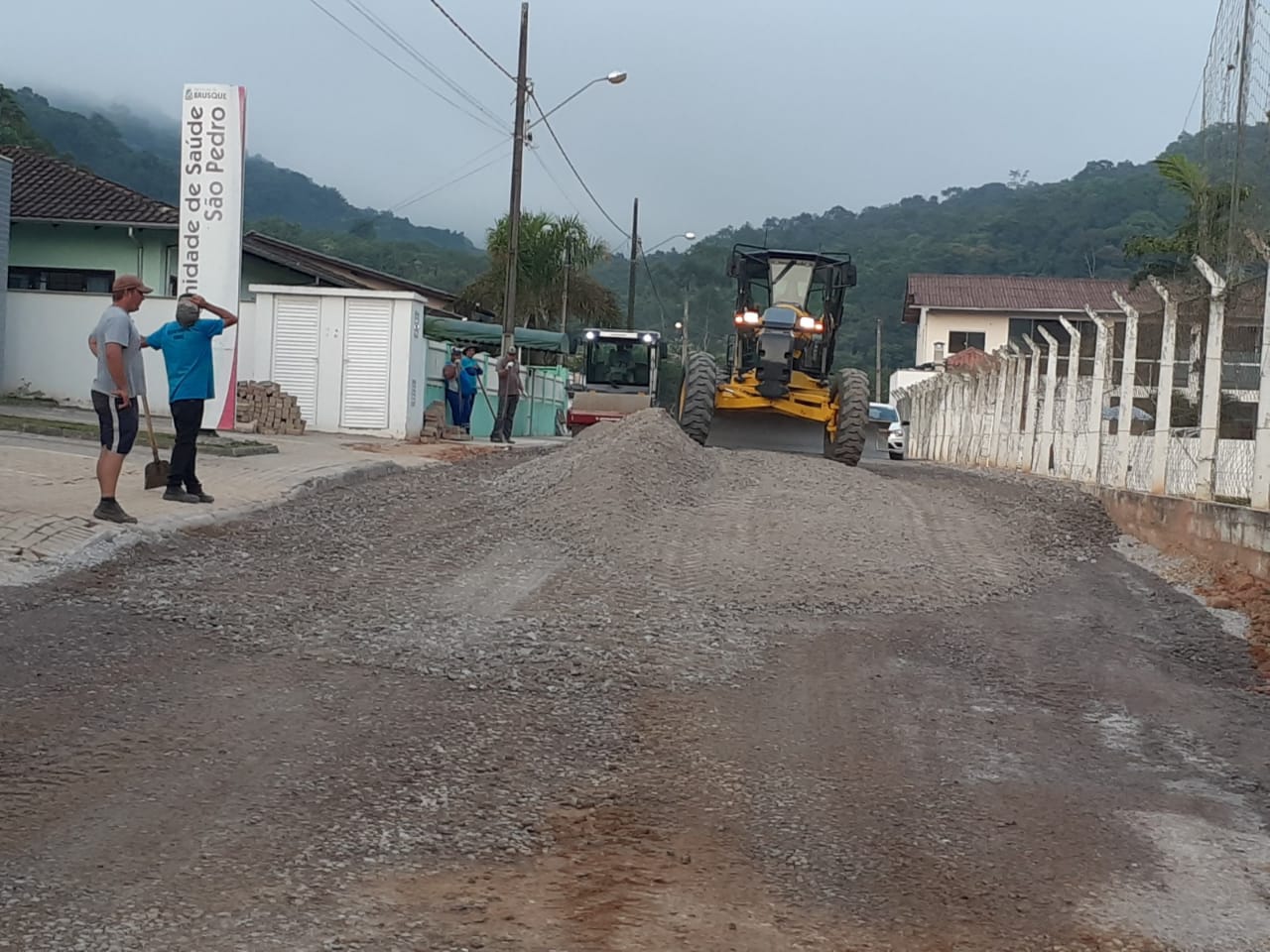 Obra de drenagem e pavimentação da rua Catarina Visconti Imhof é concluída