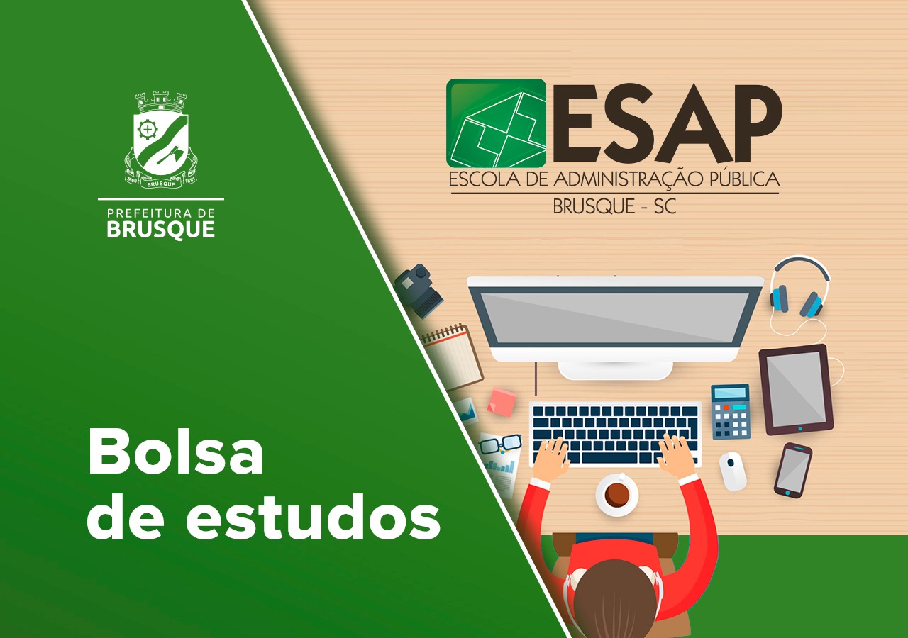 Prefeitura de Brusque lança edital de bolsa de estudos para servidores