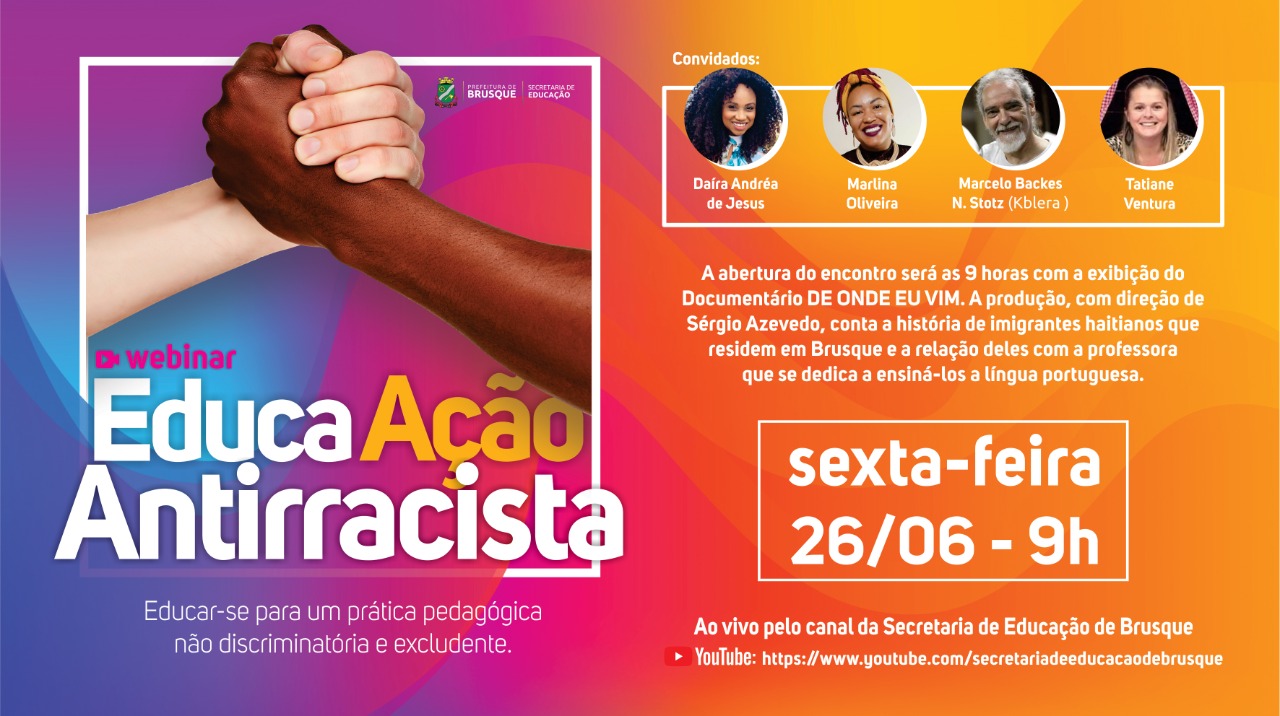 Secretaria da Educação promove debate com o tema racismo