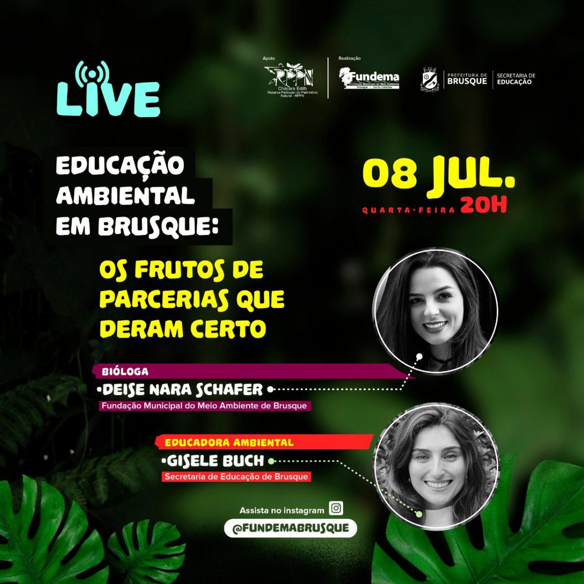 Fundema promove série de lives sobre Educação Ambiental