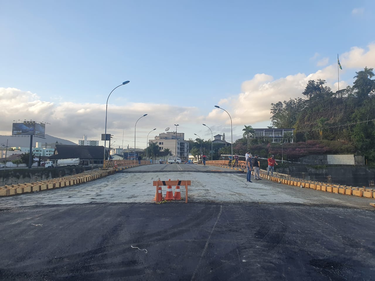 Trânsito na Ponte Mário Olinger será liberado nesta quinta-feira (6)