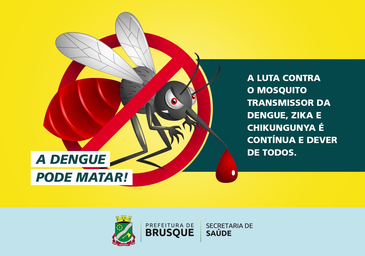 Brusque é considerado local de baixo risco para transmissão da dengue