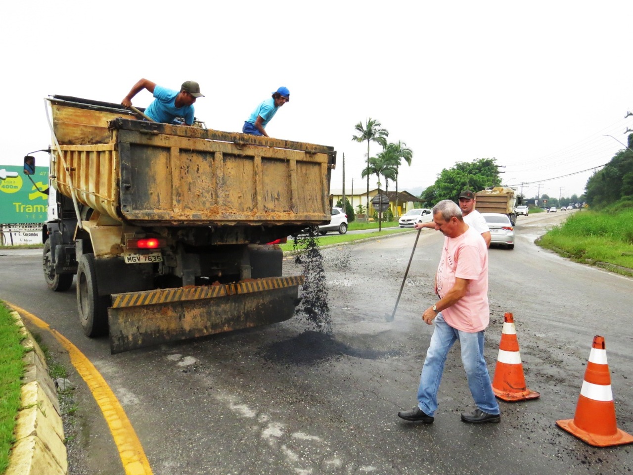 Secretaria de Obras intensifica atividades após as chuvas