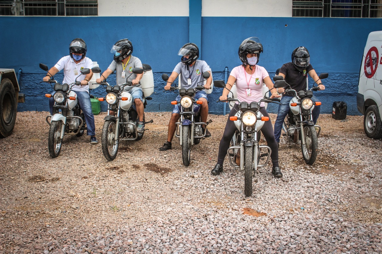 Samae doa cinco motocicletas para a Secretaria de Saúde