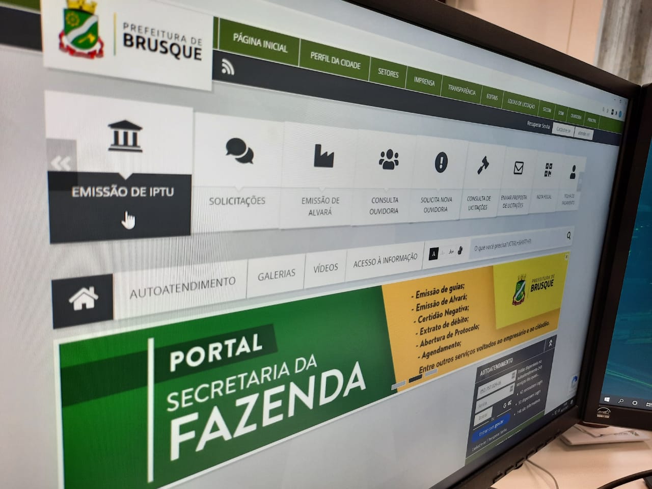 Prefeitura de Brusque já arrecadou 55% do valor total do IPTU 2021