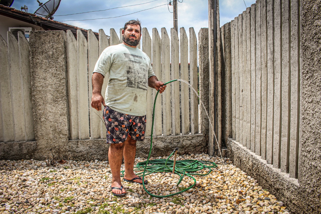 “Está todo mundo contente no bairro”, diz morador do loteamento Cyro Gevaerd