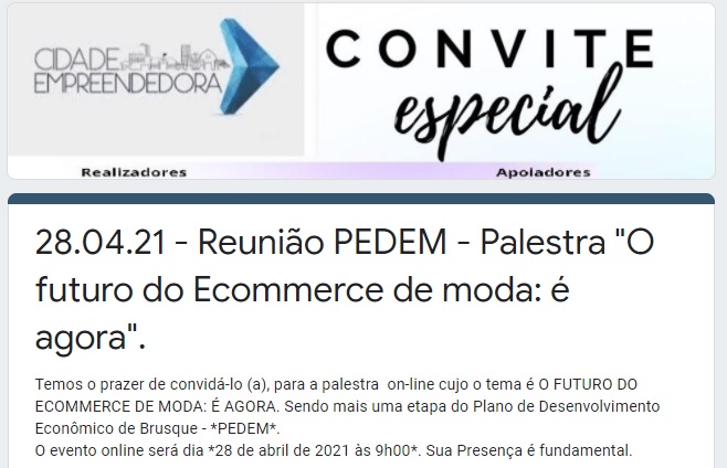 Secretaria de Desenvolvimento Econômico promove Workshop sobre Ecommerce de Moda