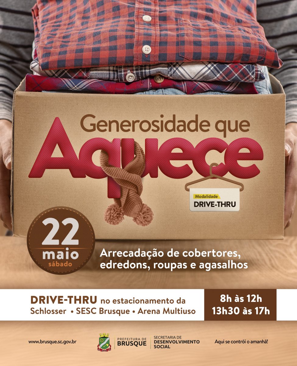 Generosidade que aquece: ação arrecadada agasalhos e cobertores