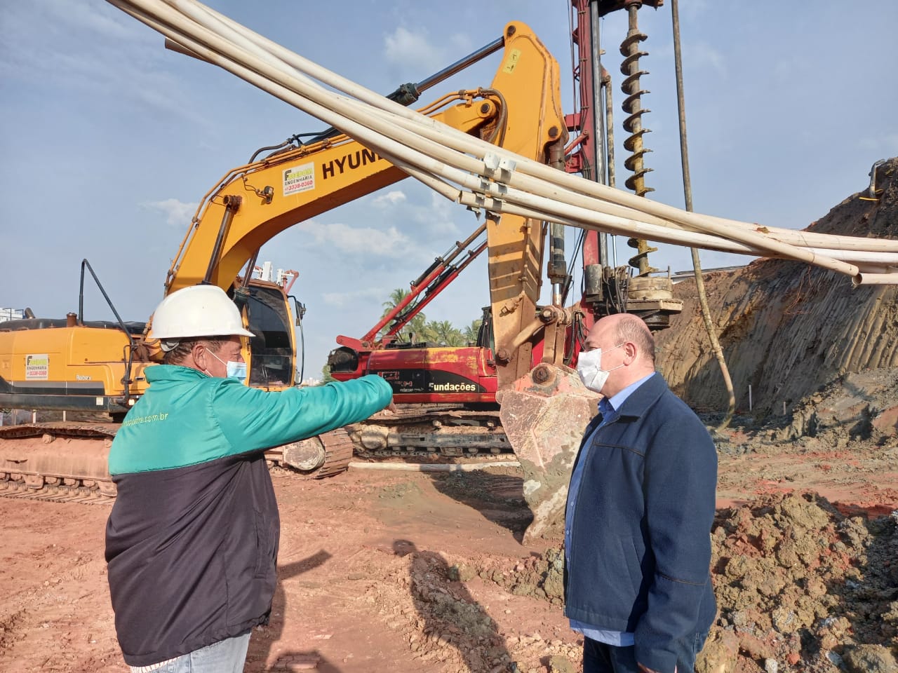 Continuam as obras para reconstrução da Ponte João Libério Benvenutti