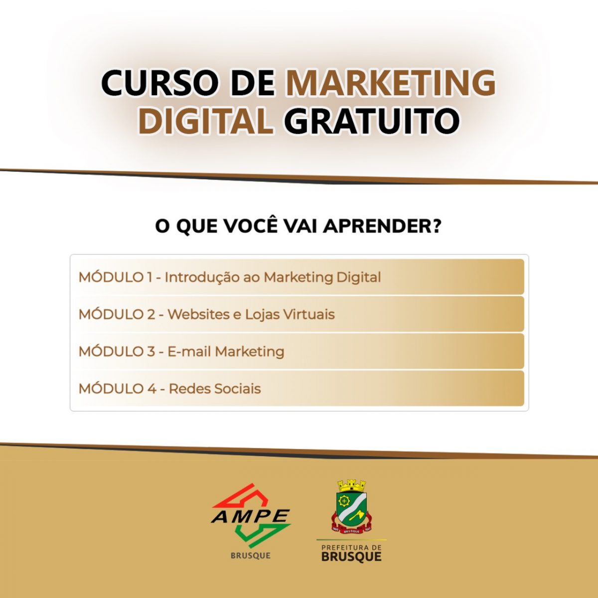 Prefeitura e Ampe oferecem curso de Marketing Digital para empreendedores