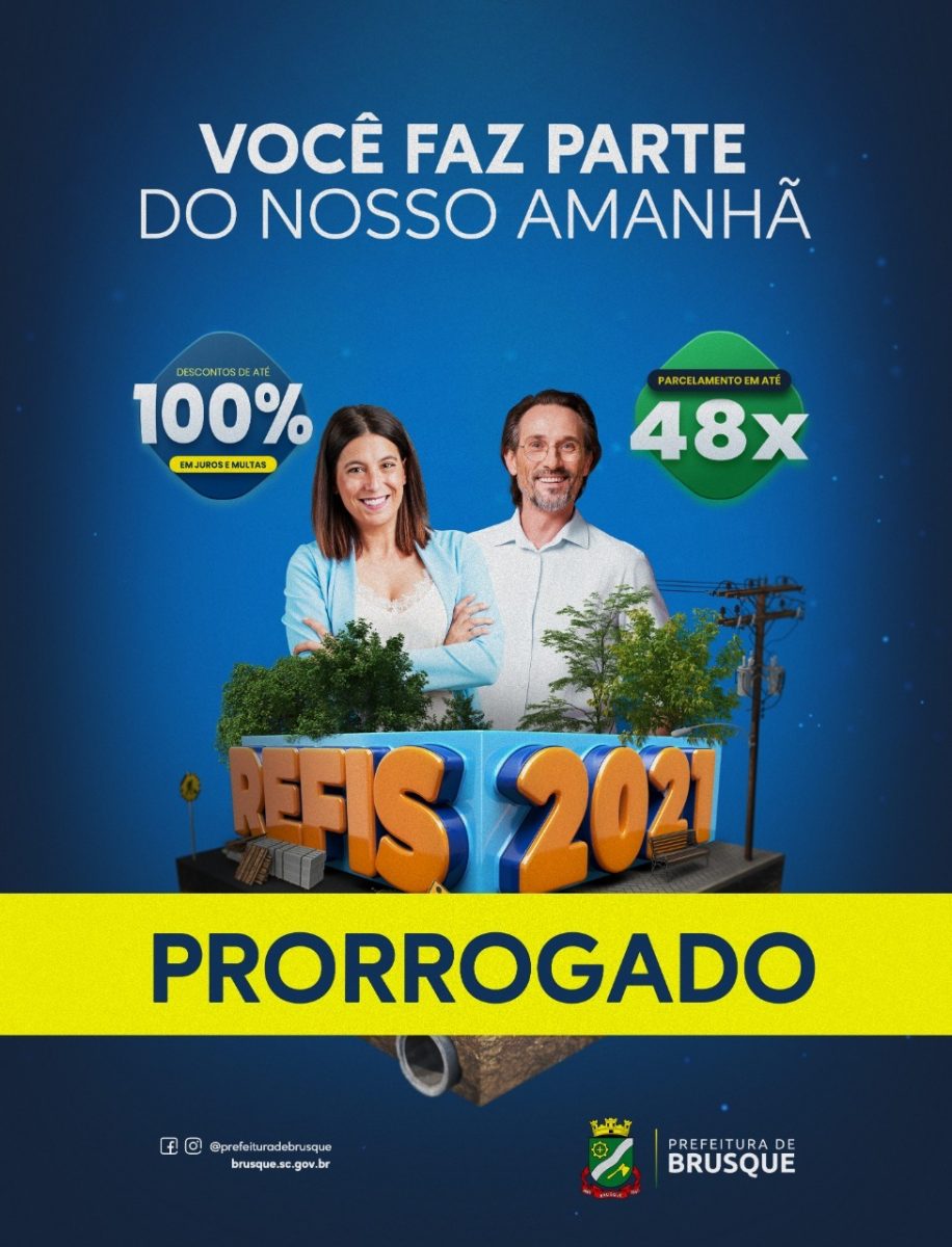 REFIS 2021 é prorrogado até o dia 29 de Outubro