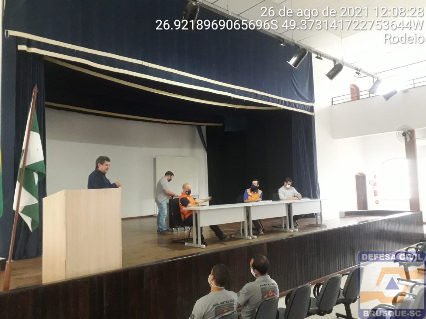 Defesa Civil de Brusque participa de reunião colegiada da Defesa Civil Regional