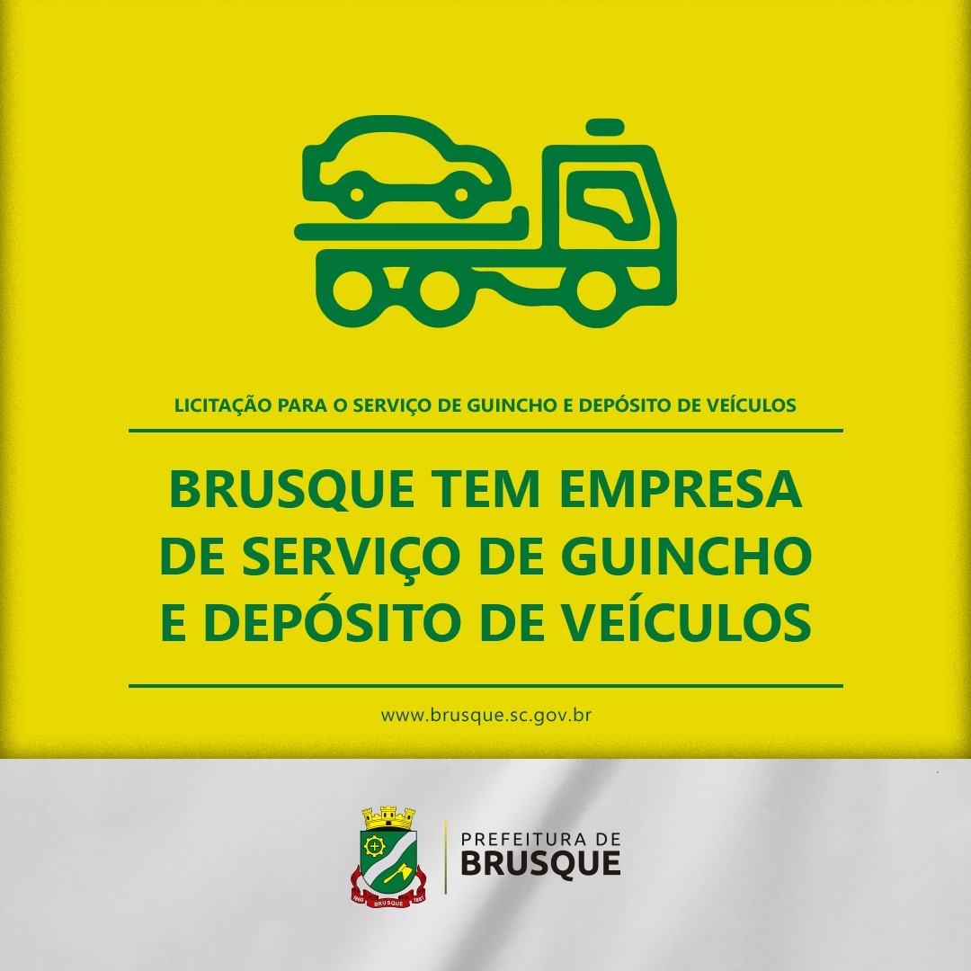 Brusque tem empresa de serviço de guincho e depósito de veículos