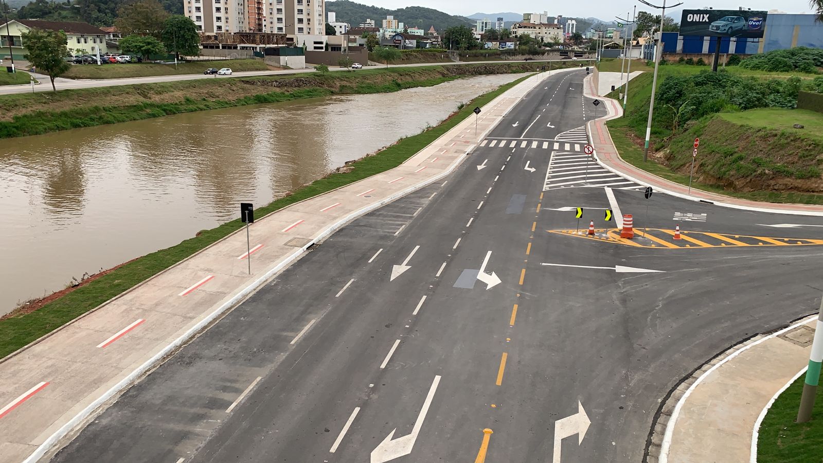 Avenida Governador Luiz Henrique da Silveira estará fechada para atividades de lazer no final de semana