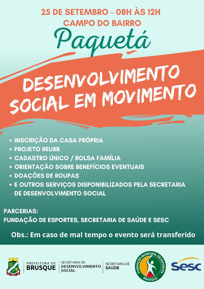 Edição do Desenvolvimento Social em Movimento ocorre no Paquetá