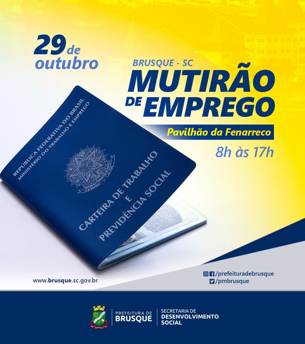 Secretaria de Desenvolvimento Econômico promove Mutirão de Empregos