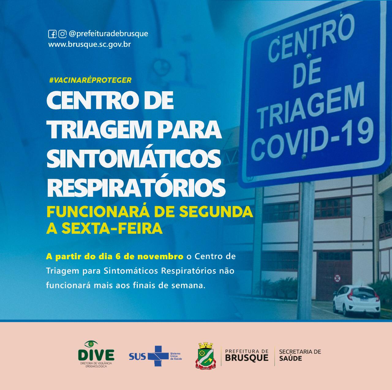 Centro de Triagem passará a funcionar de segunda a sexta-feira