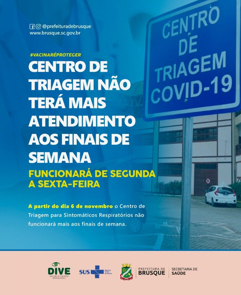 Covid-19: Centro de Triagem não terá mais atendimento aos finais de semana