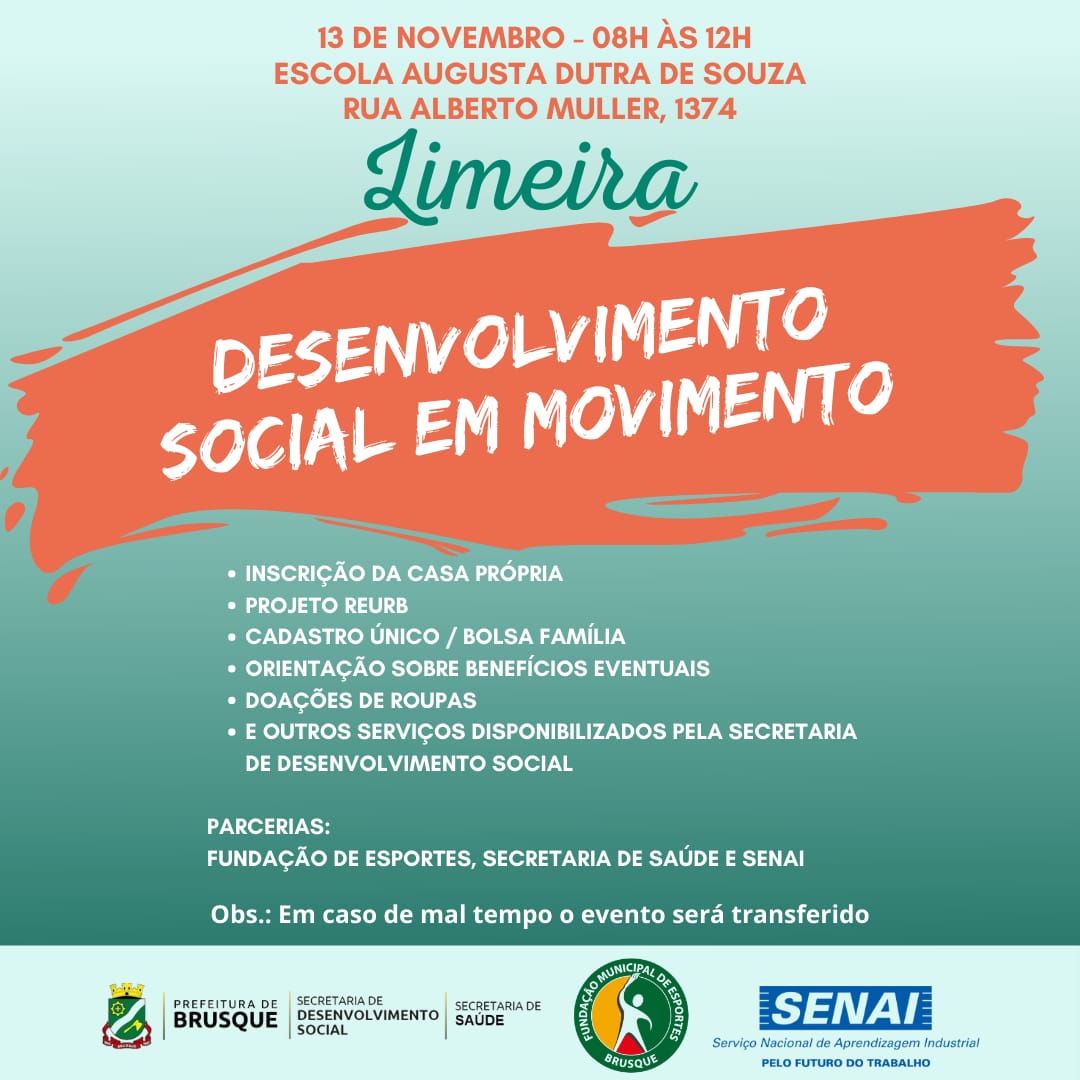 Limeira recebe programa Desenvolvimento Social em Movimento