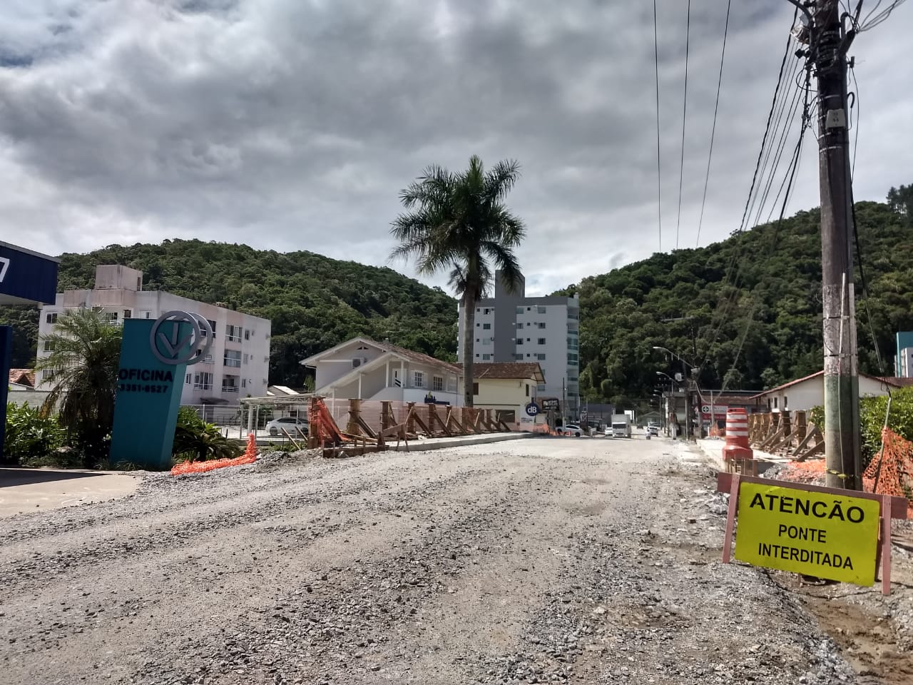 Na próxima semana, Samae executa obra de rede na ponte Prefeito Antônio Heil