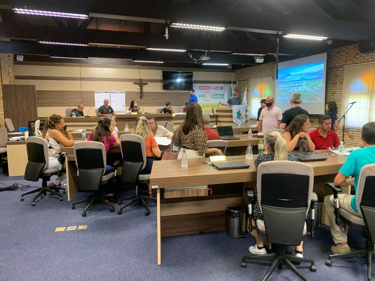 Equipe técnica faz evento teste de participação popular para o processo de Revisão do Plano Diretor de Brusque