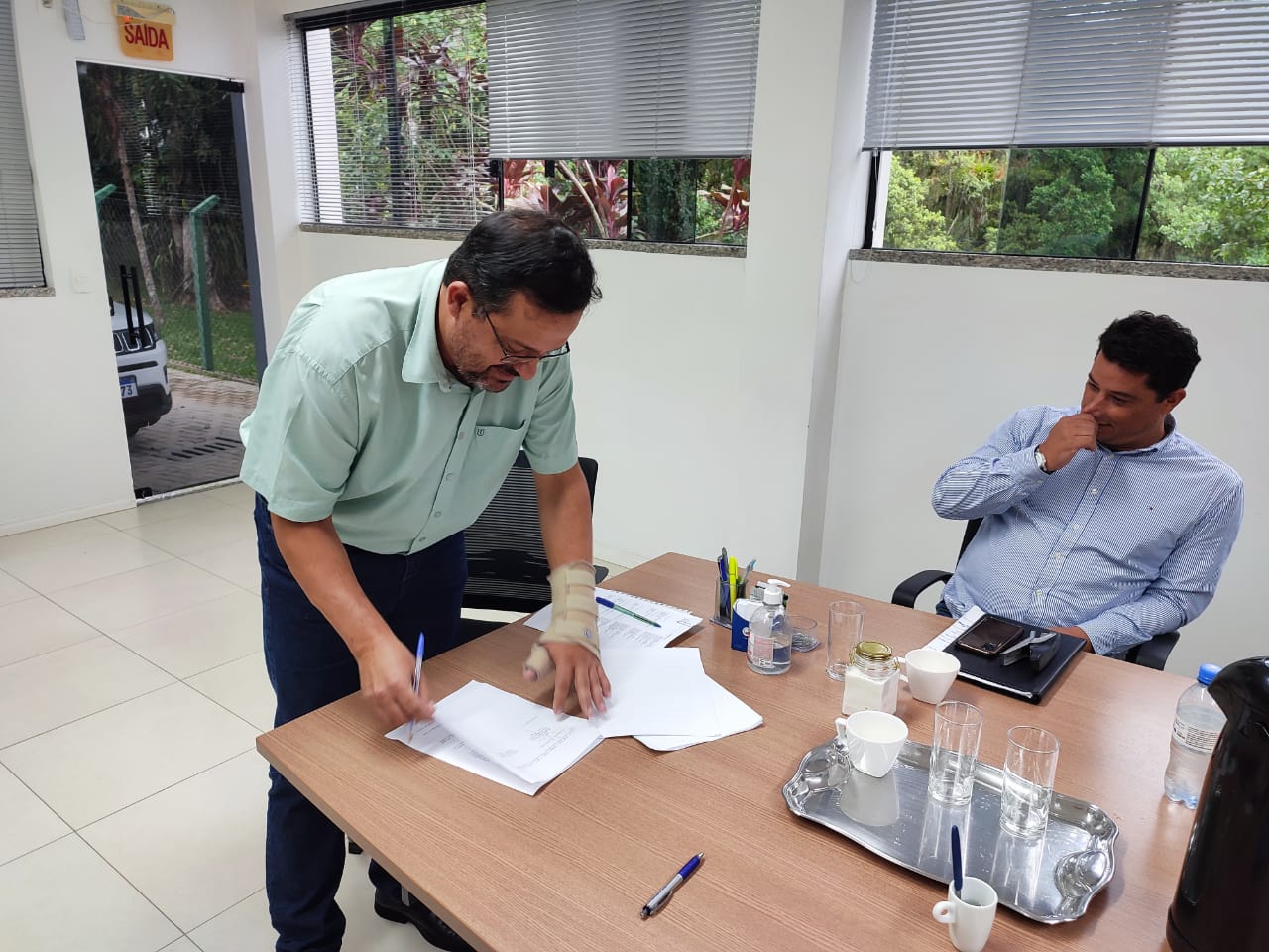 Samae assina termo de cooperação com Riovivo Ambiental