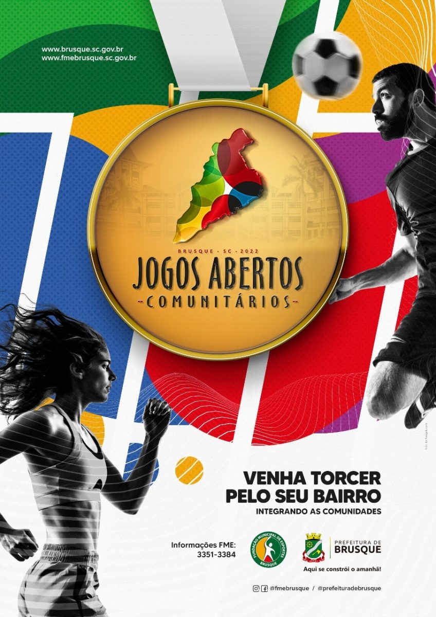 Continuam abertas as inscrições para os interessados em participar do Jogos Comunitários