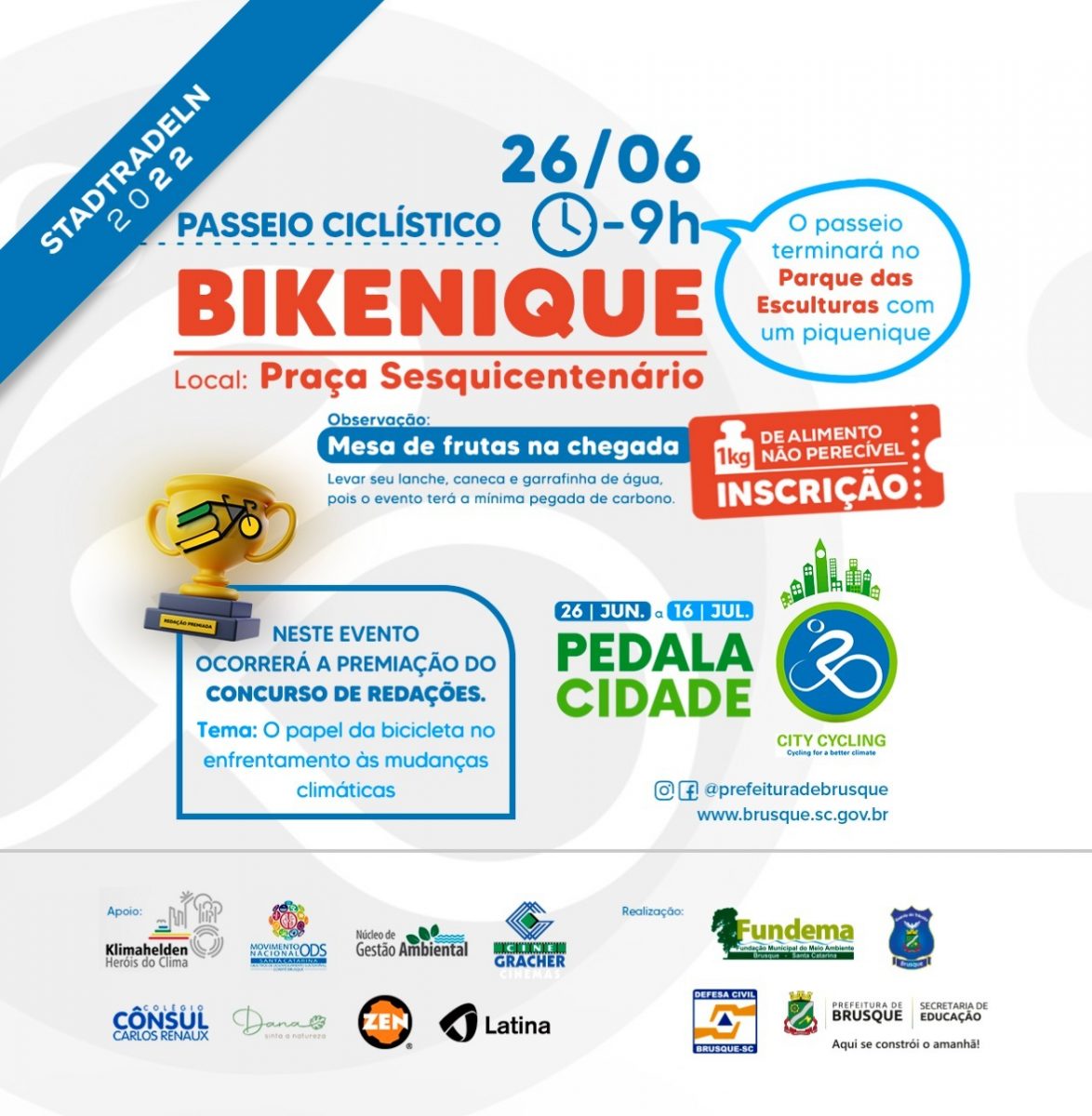 Fundema organiza o 2º Bikenique