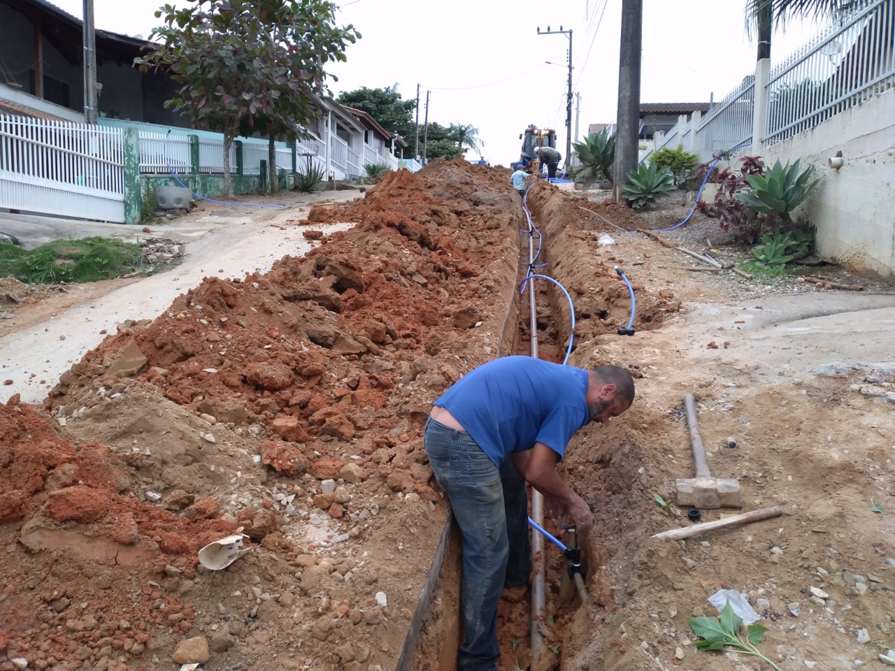 Samae realiza ampliação de rede em ruas do Águas Claras