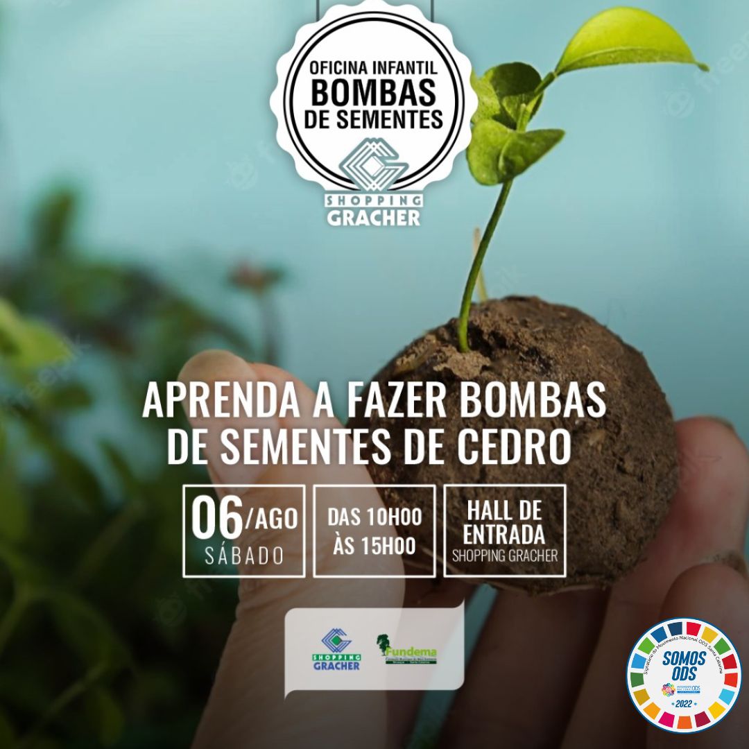 Fundema promove oficina de bomba de sementes neste sábado