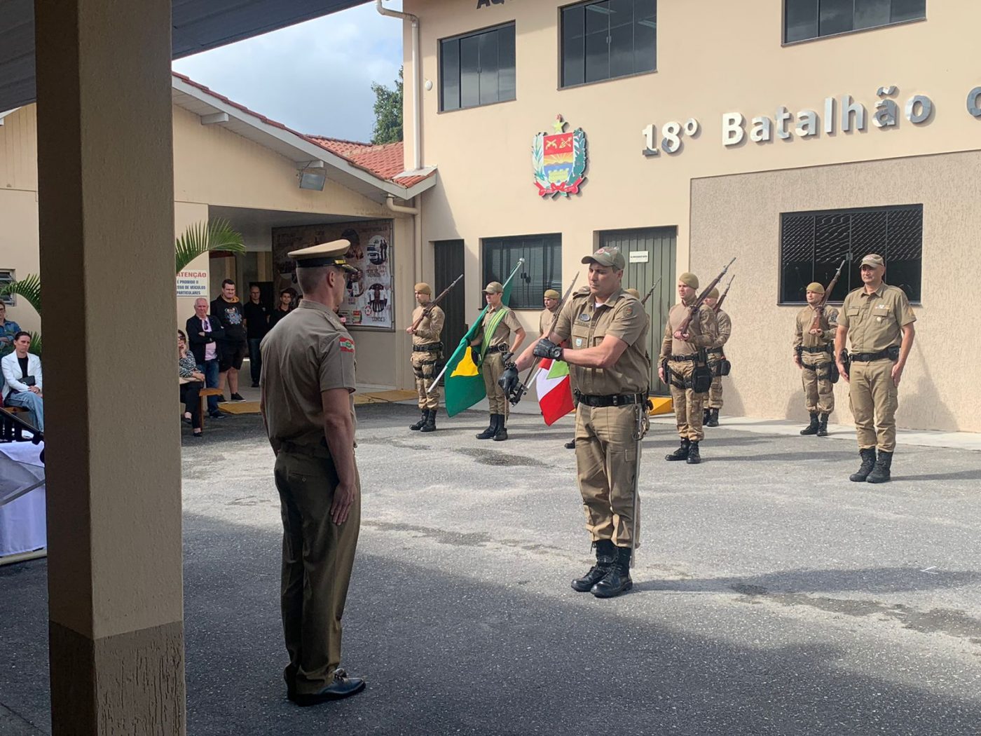 Vice-prefeito Gilmar Doerner participa de evento da Polícia Militar