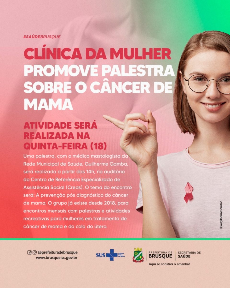 Clínica da Mulher promove palestra sobre o câncer de mama