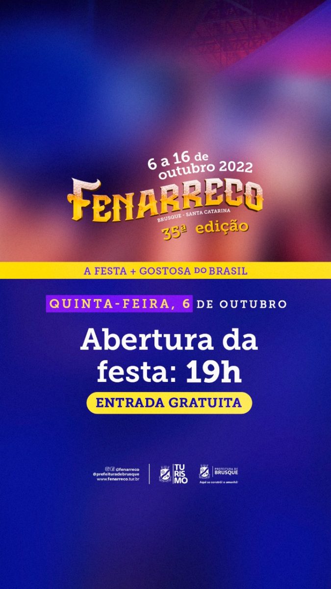 35ª Fenarreco começa nesta quinta-feira (6). Entrada é gratuita na primeira noite