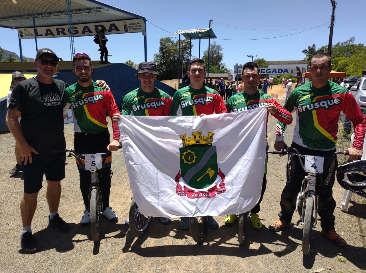 Brusque é ouro no BMX nos Jogos Abertos de Santa Catarina