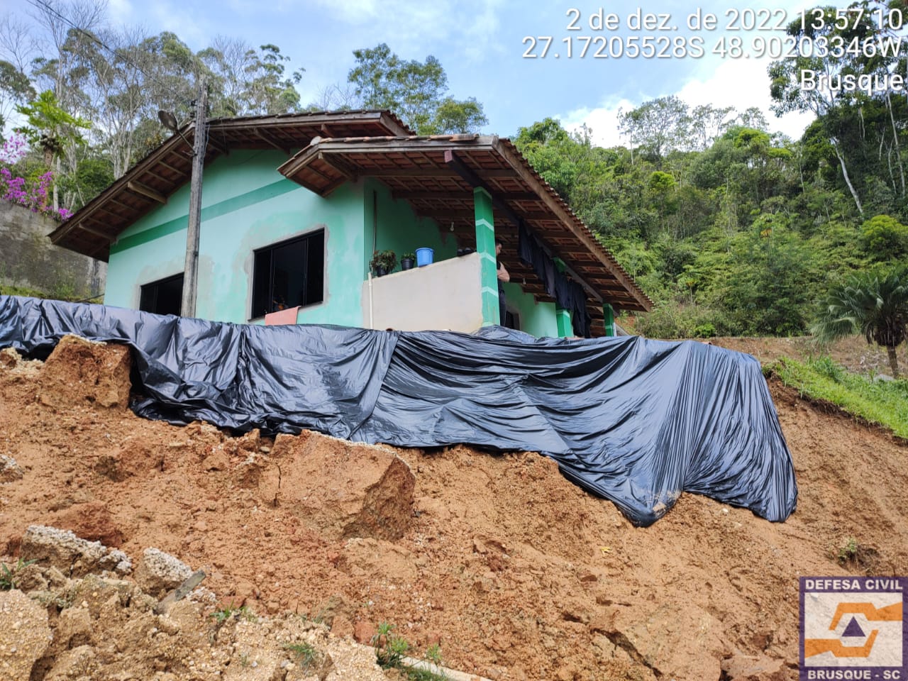 Defesa Civil atualiza informações sobre as chuvas em Brusque