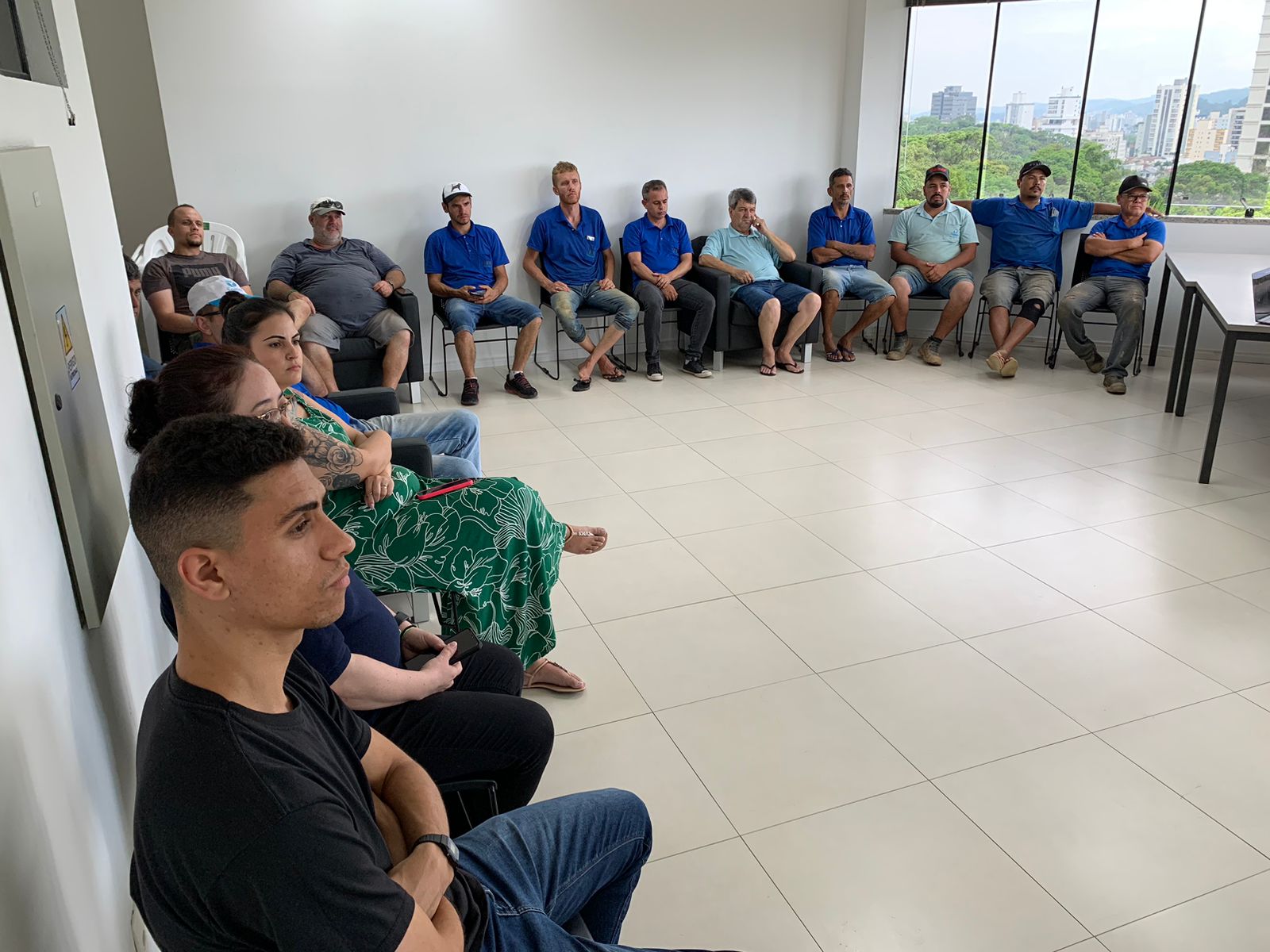 Samae recebe palestra sobre boas condutas, violência e drogas