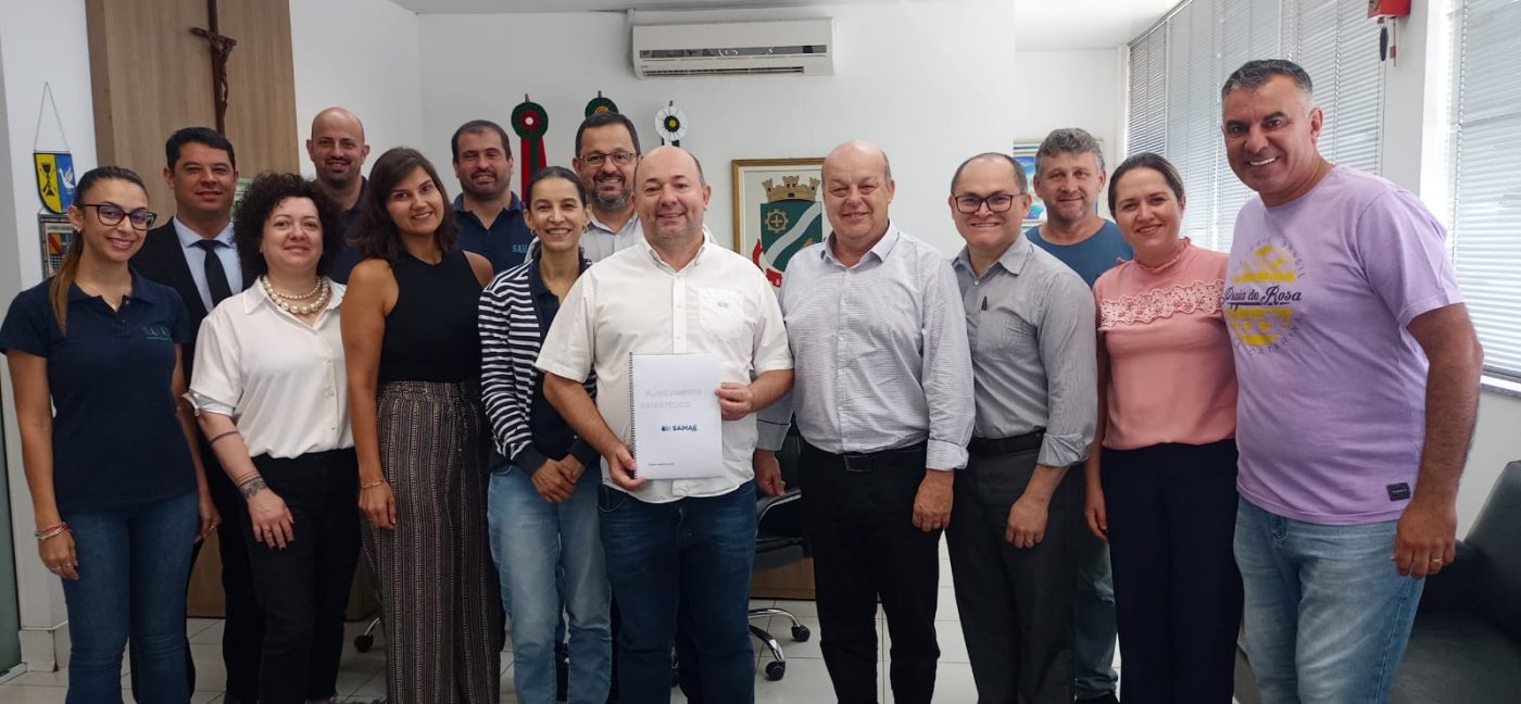 Planejamento Estratégico do Samae, elaborado pelo Sebrae, é entregue oficialmente