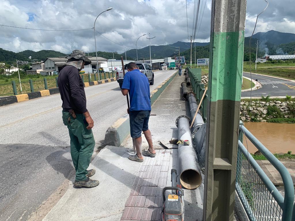 Samae faz nova adutora de rede de água da Ponte João Libério Benvenutti