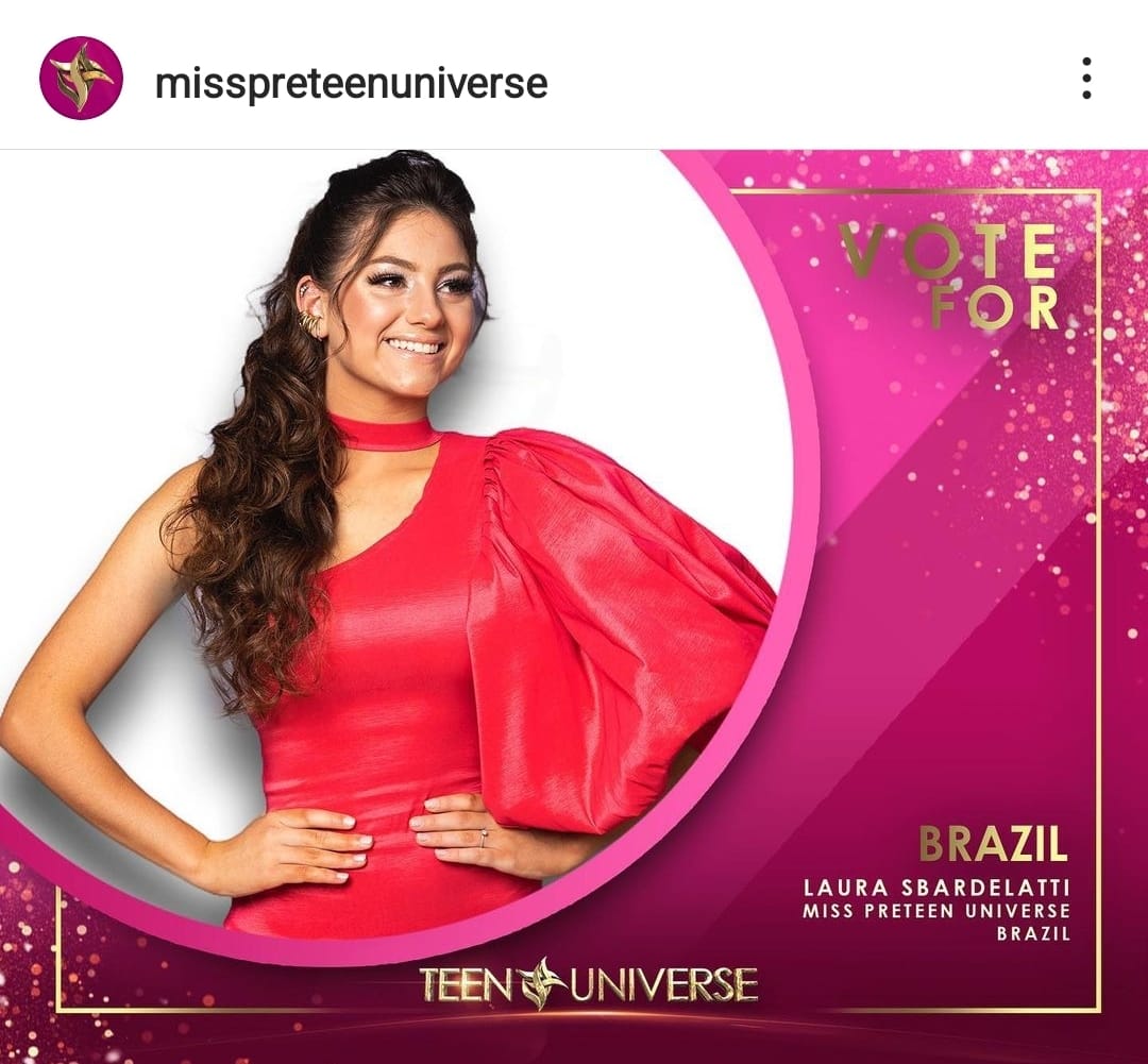 Brusquense Laura Sbardelatti representará o município no Miss Teen Universe