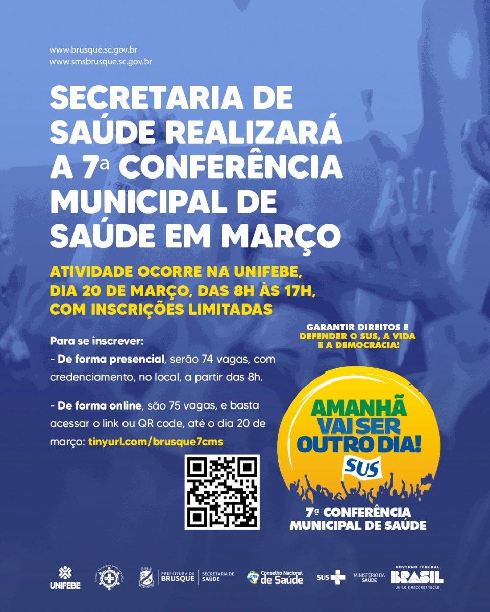 Secretaria de Saúde realizará a 7ª Conferência Municipal de Saúde em março