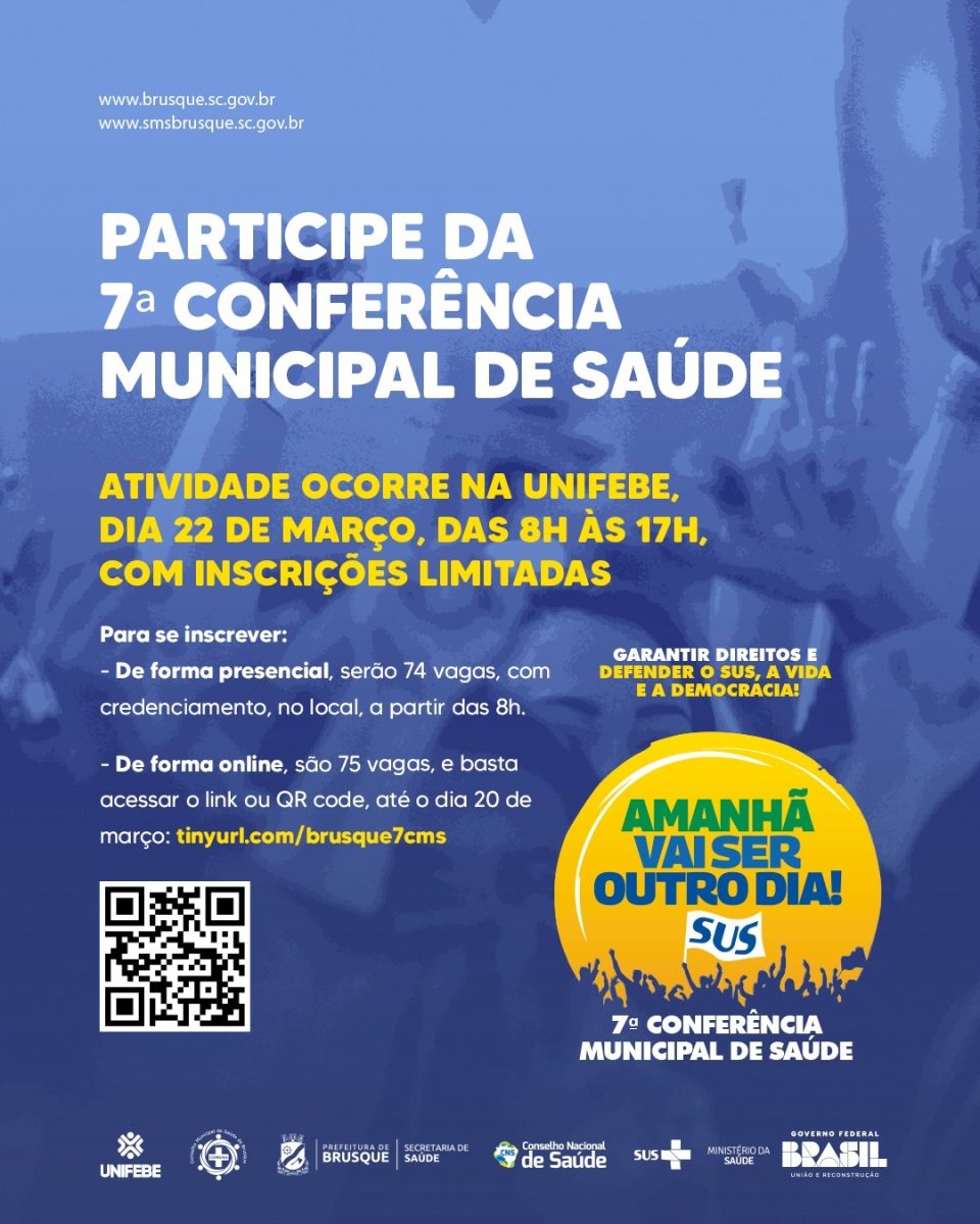 Secretaria organiza a 7ª Conferência Municipal de Saúde