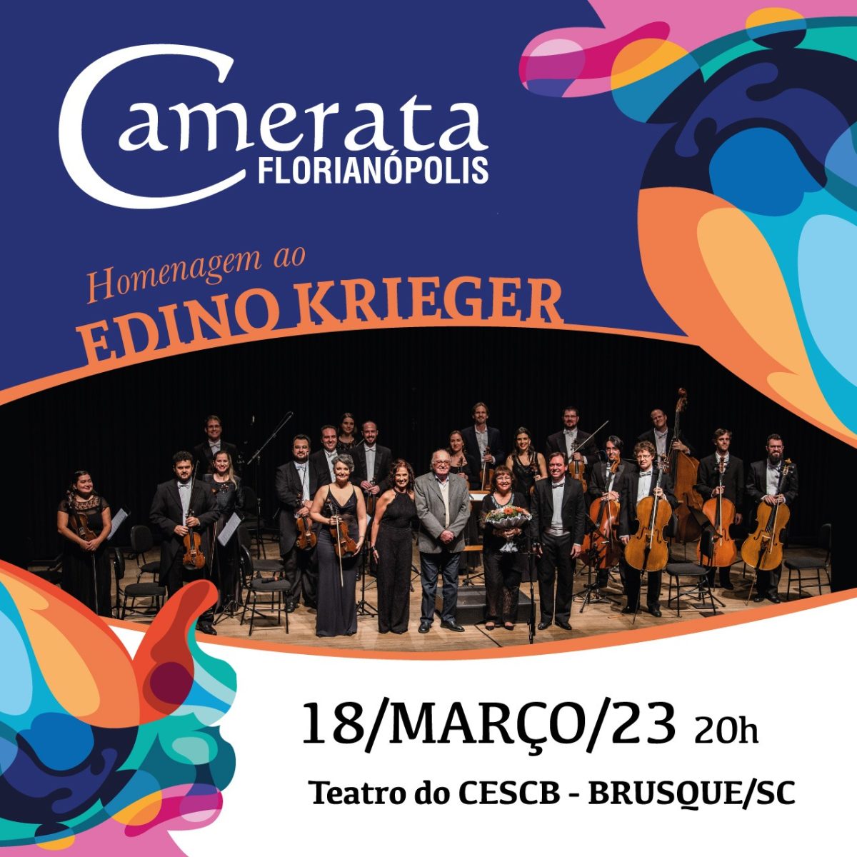 Brusque recebe concerto em homenagem ao compositor Edino Krieger