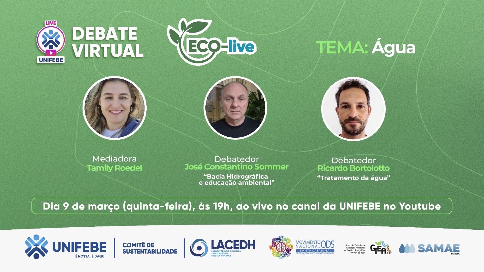 Samae participa de Eco-Live organizada pela Unifebe