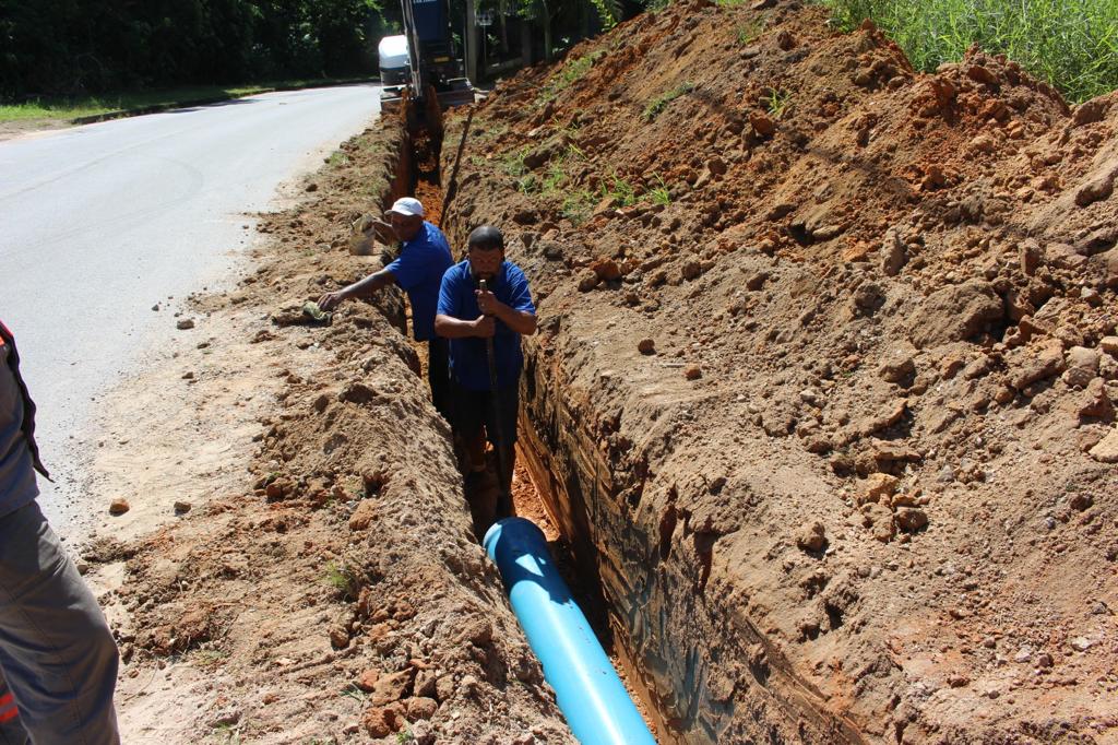 Samae inicia nova etapa das obras de nova adutora no bairro Bateas