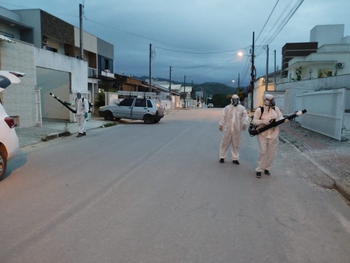 Dengue: Guarani recebe pulverização no fim da tarde desta segunda-feira