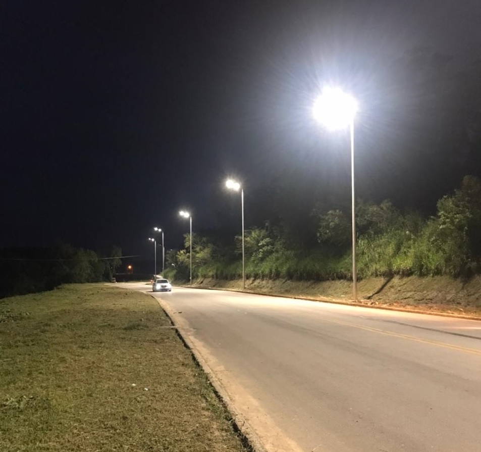 Trecho final da Beira Rio margem direita recebe iluminação nova